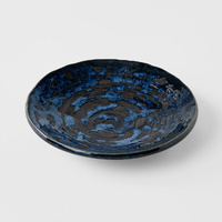 eWholesale Saucer 13cm Copper Swirl Glaze Ceramic