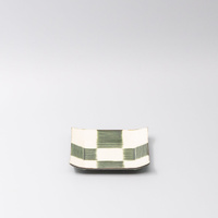 eWholesale Reeded Oribe Saucer 12cm Checkerboard