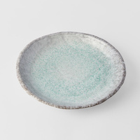 eWholesale Serving Plate 27cm Aqua Splash Glaze