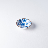 eWholesale 11cm Sauce Dish Indigo Ikat Starburst