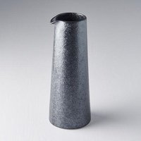 eWholesale Tall Pourer 22cm 500ml Craft Black Glaze
