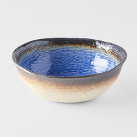 eWholesale Oval Bowl 17x13cm Cobalt Blue Glaze