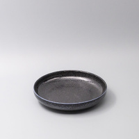eWholesale Plate High Rim 22cm Midnight Pearl Glaze