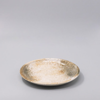 eWholesale Dinner Plate 25cm Thick Edge Snow Bamboo Glaze