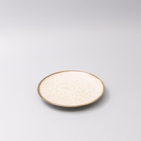 eWholesale Tapas Plate 17cm Ivory Pearl Glaze
