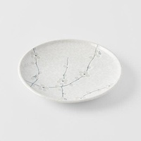 eWholesale Tapas Plate 17cm White Blossom Glaze