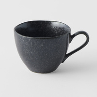eWholesale Cup 8.5cm 160ml Kanso Matte Black Glaze