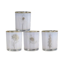 eWholesale Bulk 12 Foiled Botanical Scented Candle 9cm