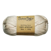 Bulk 12 #11 Beige Super Soft Knitting Yarn 100% Acrylic