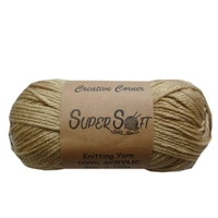Bulk 12 Super Soft Knitting Yarn - Latte