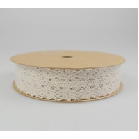 eWholesale Cotton Lace Ribbon 28mm 3m Bulk 48 Pack