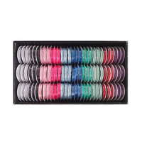 bulk 90 Roll Satin Ribbon 4.5mt 10mm Displayed Box