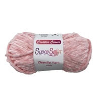 eWholesale Baby Pink Super Soft Chenille Yarn 100G Bulk 12