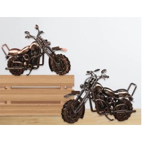 eWholesale Set 2 Metal Retro Motorcycle Wheels 28cm