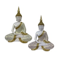 eWholesale Set 2 Buddha Statue Assorted 25cm