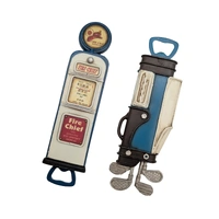 Bulk 8 Gas Pump & Golf Bag Bottle Opener W Magnet 18-20cm 2 Asst