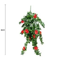 eWholesale Hanging Red Rose Stem UV Resistant 85cm