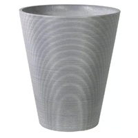 eWholesale Decorative Textured Round Grey Planter 47cm