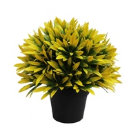 eWholesale Small Potted Artificial Yellow Lily Plant UV Resistant 20cm