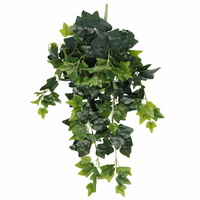 eWholesale Green Ivy Hanging Bush 80cm Artificial
