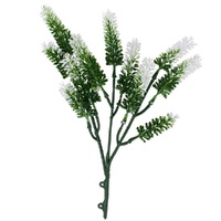 eWholesale Small White Artificial Lavender Stem UV Resistant 26cm