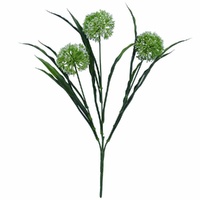 eWholesale White Hydrangea Artificial Flower Stem 35cm UV Resistant