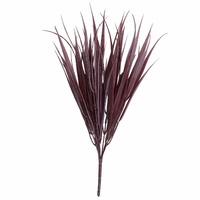 eWholesale Artificial Dark Red Grass Stem 35cm UV Resistant