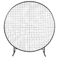 eWholesale Circular Flower Wall 200cm Diameter Black Frame