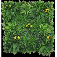 eWholesale Yellow Rose Vertical Garden Green Wall UV Resistant Sample