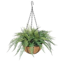 eWholesale Artificial Fern Hanging Basket 55cm UV Resistant