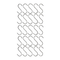 eWholesale Stainless Steel S Hooks 12cm x 6cm 25 Pack