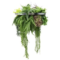 eWholesale Silver Hanging Disc 60cm Tropical Foliage UV Resistant