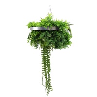 eWholesale Silver Framed Roof Hanging Disc 40cm UV Resistant Plants