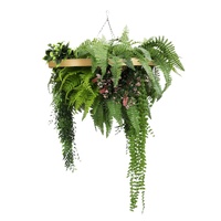 eWholesale Gold Framed Roof Hanging Disc 60cm UV Resistant Plants