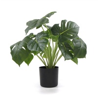 eWholesale Potted Artificial Monstera Deliciosa Plant 50cm Real Touch