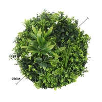eWholesale Slimline Flowering White Wall Disc 75cm Black Frame