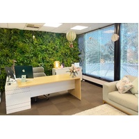 eWholesale Slimline Flowering White Wall Disc 100cm Black Frame