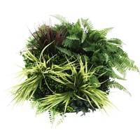 eWholesale Artificial Green Wall Disc Art 50cm White UV Resistant
