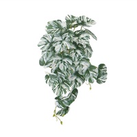 eWholesale Artificial White Green Monstera Albo Variegata 45cm