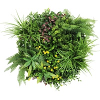eWholesale Artificial Green Wall Disc 60cm Country Fern UV Resistant White
