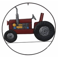 eWholesale Welcome Tractor Metal Wall Art 80cm