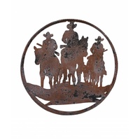 eWholesale Wild West Metal Wall Art 60cm