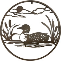 eWholesale Round Duck Metal Wall Art 44x46cm