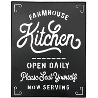 eWholesale Farmhouse Kitchen Metal Sign 32x42cm