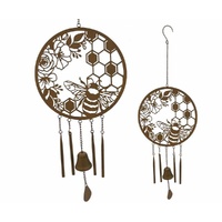 eWholesale Bee Metal Wind Chime 86cm Garden Decoration