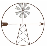 eWholesale Metal Windmill Wall Art 91x91cm