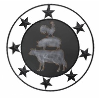 eWholesale Animal Star Metal Wall Art 61x61cm