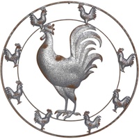 eWholesale Rooster Metal Wall Art 86x86cm