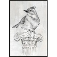 eWholesale Bird on Column Framed Canvas Wall Art 90cm