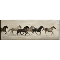 eWholesale Galloping Horse Framed Artwork 150cm Print